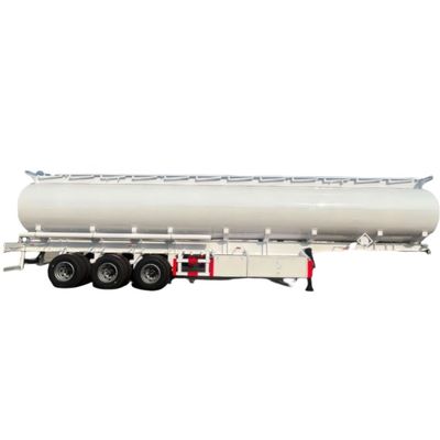 خرید 2 3 4 محور 40000L / 45000L / 50000L کربن / آلومینیوم / فولاد ضد زنگ تانکر کامیون تریلر برای حمل و نقل دیزل / جت / گاز online manufacture