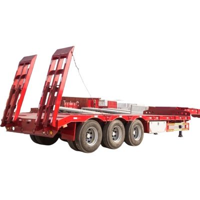 خرید XM گروه 4 محور کم بستر تریلر هیدرولیک بار جلو Gooseneck جدا کننده Lowboy نیمه تریلر برای نیجریه online manufacture
