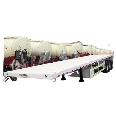 خرید قابل سفارشی 3 4 محور 12.5M 40ft فلت تخت نیمه تریلر کانتینر فلت تخت ماشین حمل کننده برای فروش online manufacture
