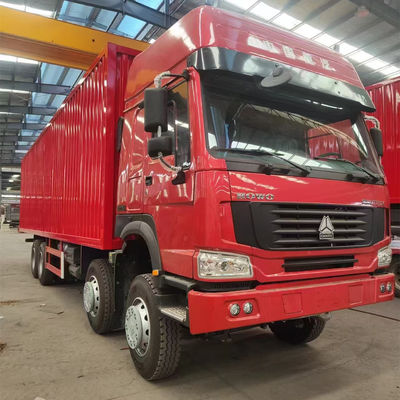 خرید 8X4 LHD 371 اسب بخار HOWO کامیون باربری با کنترل قابل تنظیم و اسب بخار پیکربندی لاستیک 12.00R20 موتور WEICHAI online manufacture