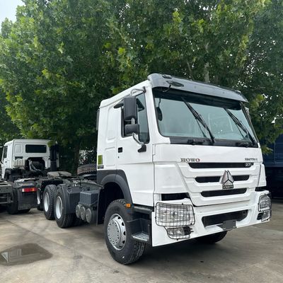 خرید SINOTRUK HOWO SEMI TRAILER TRACTOR TRUCK HEAD WITH AIR CONDITIONER 60-70 TONS 371HP 380HP 400HP 420HP موتور ویچای و سینوتراک online manufacture