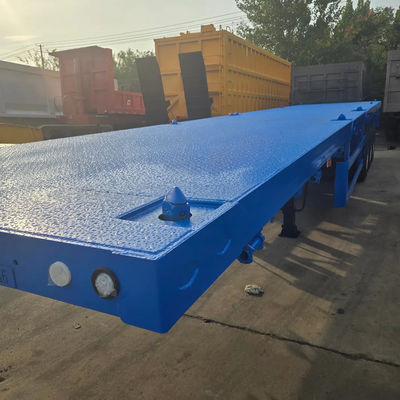خرید حداکثر بار 30 تن 20FT 40FT 45FT کانتینر کامیون تخت تخت برای حمل و نقل مواد ساختمانی online manufacture