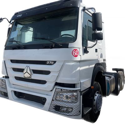 قیمت خوب 6x4 چرخ 375 HP سینو پرایم موتور دست راست راننده استفاده شده تریلر تراکتور کامیون سر آنلاین