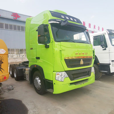 قیمت خوب HOWO T7H 6X4 10 چرخ تریلر کامیون تراکتور سر استفاده شده با کنترل سرعت عادی آنلاین