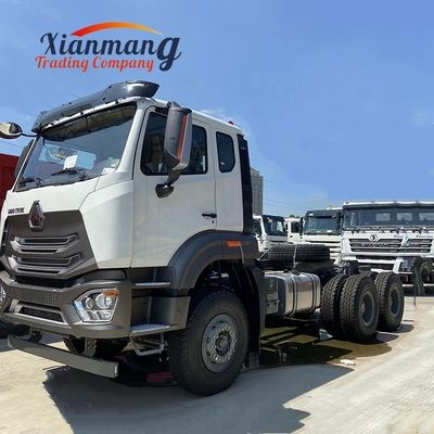 قیمت خوب Sino Truck Howo NX 380 6x4 10 چرخ تراکتور کامیون 400 اسب بخار قدرت دست چپ رانندگی وظیفه سرگیجه حمل و نقل لجستیک آنلاین