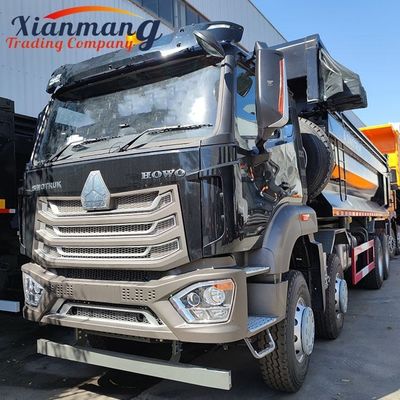 قیمت خوب شماره شیفت جلو 10 400HP کامیون Howo Tipper 6x4 8x4 کامیون هف با کابین HW76 آنلاین