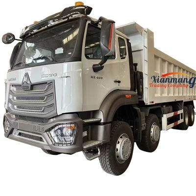 قیمت خوب HOWO NX 8X4 کامیون 12 چرخ با ABS و کولر هوا دستی کامیون چینی آنلاین