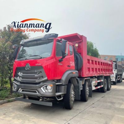 قیمت خوب 20 Cbm SINOTRUCK HOWO NX 8x4 کامپ 50 تن با تراپولین Hohan آلیاژ آلومینیوم با ظرفیت بالا آنلاین