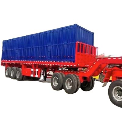قیمت خوب 3 محور 40 فوت کم بستر کانتینر تریلر، نیمه تخت تخت برای فروش در تانزانیا و کنیا آنلاین