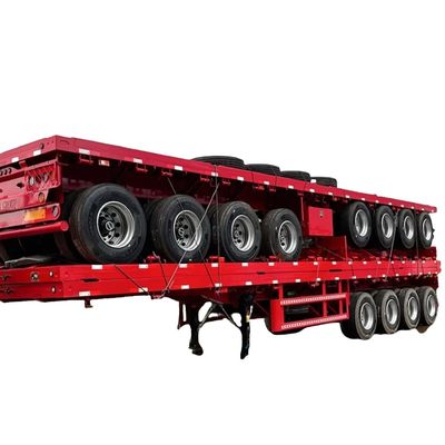 قیمت خوب سفارشی سازی کارخانه 40ft نیمه تریلر تخت 2 محور 3 محور 4 محور Dolly تراکتور شاسی برای اتصال آنلاین