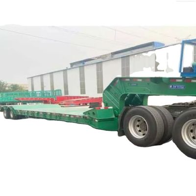 قیمت خوب 80 تن 3 محور کم بستر تریلر جدا کننده Gooseneck Lowboy تریلر برای فروش در گینه و کنیا آنلاین