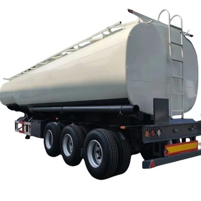 قیمت خوب 45000 لیتری تانک های نفتی استفاده شده برای فروش، 3 محور 3 کمپارتمان تانکر سوخت نیمه تریلر آنلاین