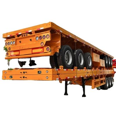 قیمت خوب تازه و استفاده شده سه محور 40 فوت نیمه تریلر تخت صاف برای فروش ، تخت صاف نیمه تریلر تخت برای فروش سفارشی سازی کارخانه آنلاین