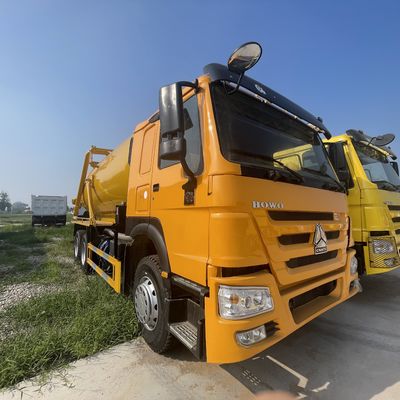 قیمت خوب چگونه سنگین وظیفه 6 چرخ کامیون فاضلاب 10/13 CBM زباله دفع با فشار عملکرد تخلیه و 12 تن وزن منحنی آنلاین