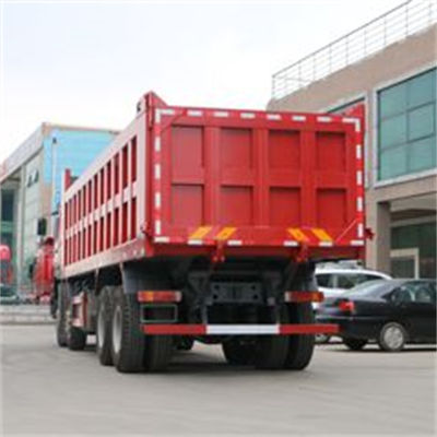 قیمت خوب Howo 8x4 12 تایر LHD Dump Truck استاندارد انتشار یورو II 380HP فرمان راست قابل تنظیم آنلاین