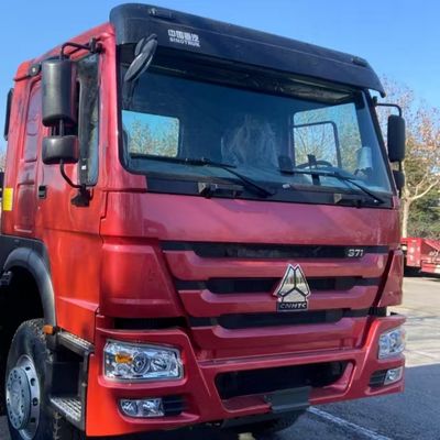 قیمت خوب موتور دیزل یورو 2 HOWO 6X4 371HP کامیون 10 چرخ 21-30 تن ظرفیت بارگیری 6800 * 2500 * 3200mm ظرفیت موتور 8L آنلاین