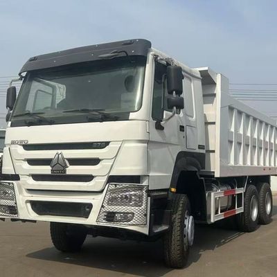 قیمت خوب رنگ سفید سفارشی HOWO 6X4 375HP صندلی کامیون زباله ≤5 طول کانتینر 5.60 * 2.35 * 1.5mm برای استاندارد انتشار یورو 2 آنلاین
