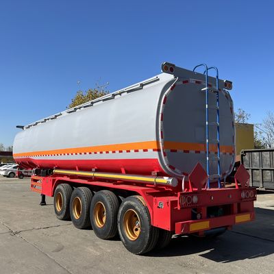 قیمت خوب تریلر تانک روغن گرم قابل تنظیم با 50 تن حداکثر بار مفید ابعاد 11800 * 2500 * 3700mm تعلیق مکانیکی آنلاین